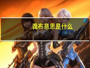 毳布意思是什么