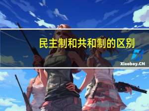 民主制和共和制的区别（民主制）