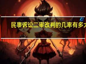 民事诉讼二审改判的几率有多大