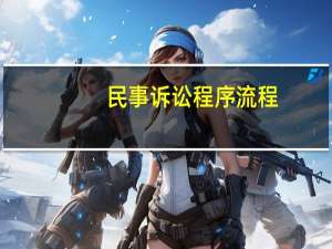 民事诉讼程序流程