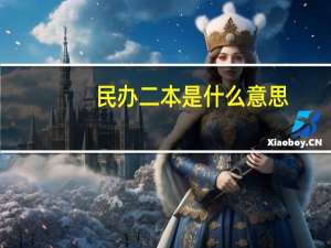 民办二本是什么意思