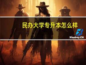 民办大学专升本怎么样
