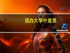 民办大学什意思