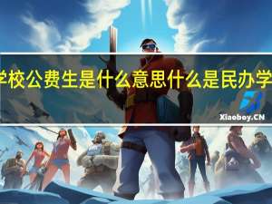 民办学校公费生是什么意思 什么是民办学校的公费生