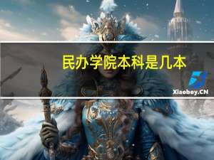 民办学院本科是几本