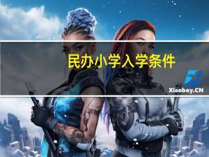民办小学入学条件