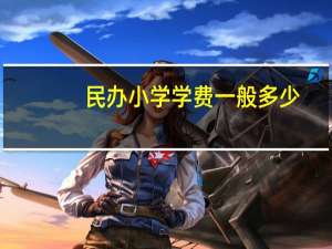 民办小学学费一般多少