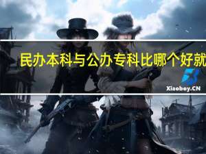 民办本科与公办专科比哪个好就业