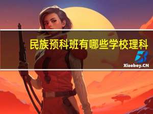 民族预科班有哪些学校理科