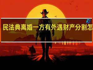 民法典离婚一方有外遇财产分割怎么分