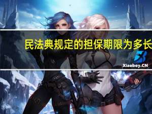 民法典规定的担保期限为多长