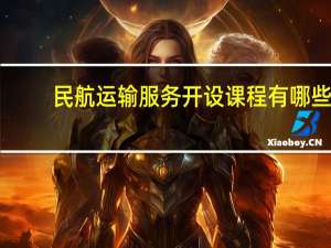 民航运输服务开设课程有哪些
