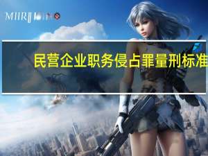 民营企业职务侵占罪量刑标准