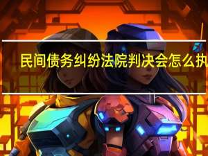 民间债务纠纷法院判决会怎么执行