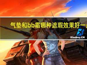 气垫和bb霜哪种遮瑕效果好一点