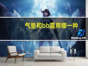 气垫和bb霜用哪一种