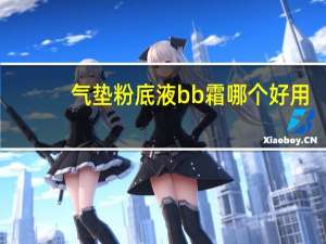 气垫粉底液bb霜哪个好用