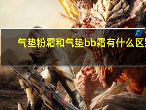 气垫粉霜和气垫bb霜有什么区别