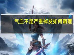 气血不足严重掉发如何调理（气血不足掉发怎么办）