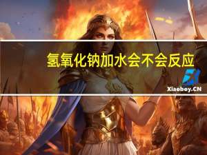 氢氧化钠加水会不会反应