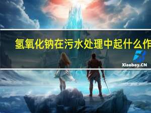 氢氧化钠在污水处理中起什么作用