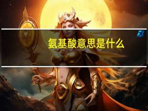 氨基酸意思是什么