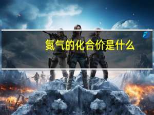 氮气的化合价是什么