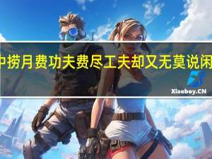 水中捞月费功夫 费尽工夫却又无 莫说闲言并乱语（水中捞月）