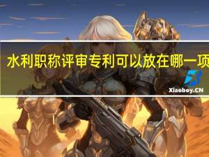 水利职称评审专利可以放在哪一项材料