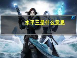 水平三是什么意思