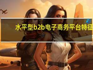 水平型b2b电子商务平台特征