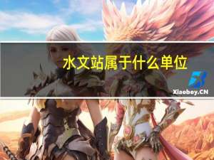 水文站属于什么单位