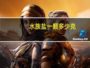 水族盐一颗多少克