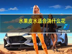 水果皮水适合浇什么花