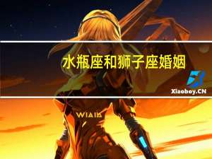 水瓶座和狮子座婚姻