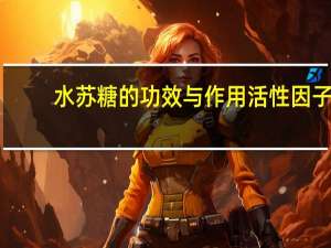 水苏糖的功效与作用活性因子（水苏糖的功效与作用）
