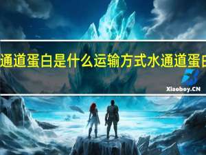 水通道蛋白是什么运输方式 水通道蛋白的简介