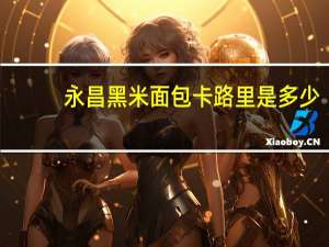 永昌 黑米面包卡路里是多少