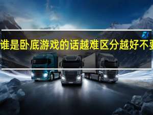 求一些关于谁是卧底游戏的话越难区分越好不要轻易让卧底上场