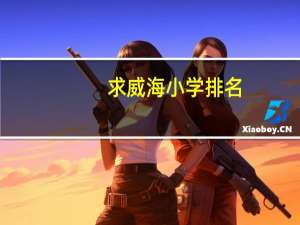 求威海小学排名