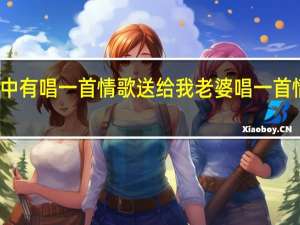 求音乐歌词中有唱一首情歌送给我老婆 唱一首情歌送给我的老婆