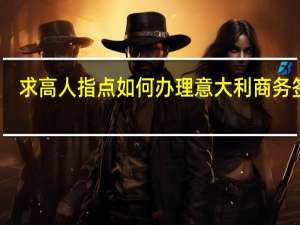 求高人指点如何办理意大利商务签证