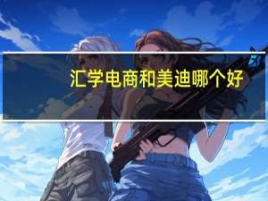汇学电商和美迪哪个好