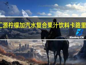 汇源 柠檬加汽水复合果汁饮料卡路里是多少