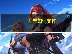 汇票如何支付