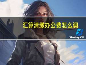 汇算清缴办公费怎么调