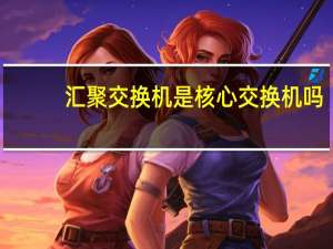 汇聚交换机是核心交换机吗（汇聚交换机和核心交换机的区别）