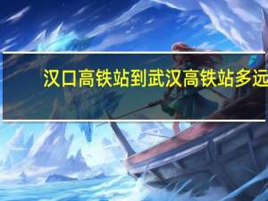 汉口高铁站到武汉高铁站多远