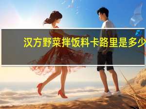 汉方 野菜拌饭料卡路里是多少