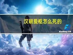汉朝爰枢怎么死的
